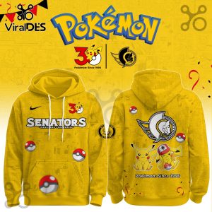 Ottawa Senators NHL x Pokemon 30th Anniversary Hoodie And Joggers
