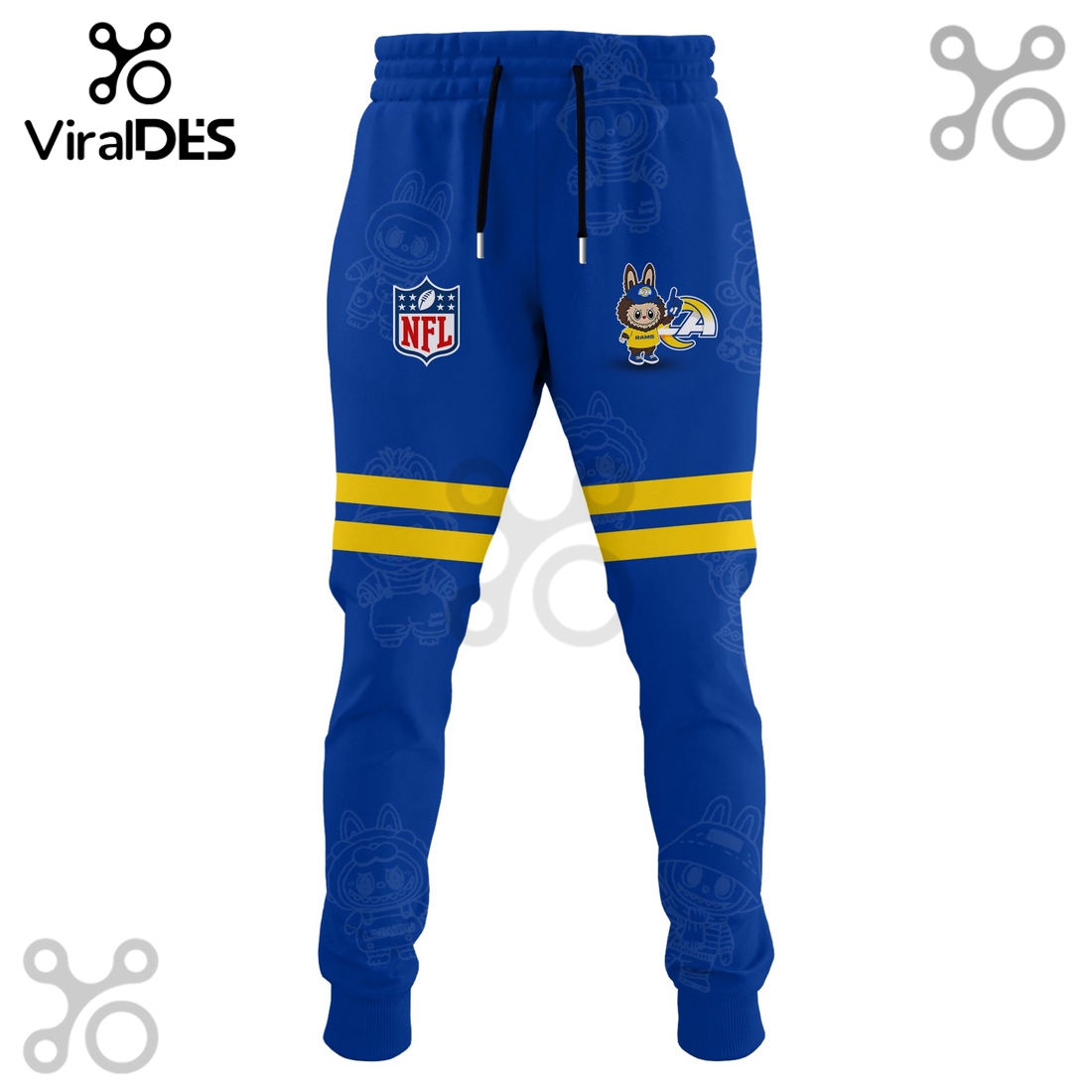 Los Angeles Rams NFL x Labubu Limited Edition Hoodie And Joggers Los Angeles Rams NFL x Labubu Limited Edition Hoodie And Joggers