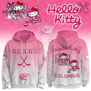 Columbus Blue Jackets NHL x Hello Kitty Hoodie And Joggers Columbus Blue Jackets NHL x Hello Kitty Hoodie And Joggers