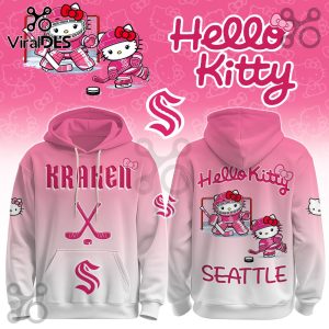 Seattle Kraken NHL x Hello Kitty Hoodie And Joggers Seattle Kraken NHL x Hello Kitty Hoodie And Joggers