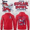 Ole Miss Rebels Sugar Bowl Champions 2026 Hoodie And Cap