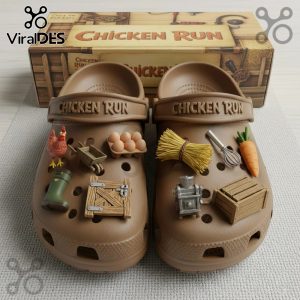 Chicken Run Premium Crocs Clogs With Charms