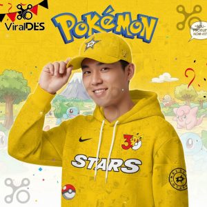 Dallas Stars NHL x Pokemon 30th Anniversary Hoodie And Joggers