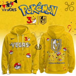 Vegas Golden Knights NHL x Pokemon 30th Anniversary Hoodie And Joggers