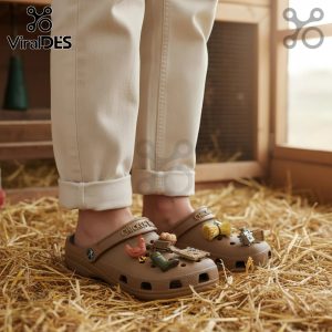 Chicken Run Crocs: Comfortable clogs featuring your favorite characters! Premium design with fun, themed charms.