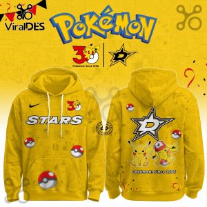 Dallas Stars NHL x Pokemon 30th Anniversary Hoodie And Joggers