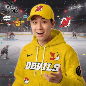 New Jersey Devils NHL x Pokemon 30th Anniversary Hoodie And Joggers