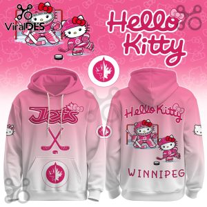 Winnipeg Jets NHL x Hello Kitty Hoodie And Joggers Winnipeg Jets NHL x Hello Kitty Hoodie And Joggers