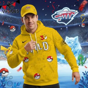 Minnesota Wild NHL x Pokemon 30th Anniversary Hoodie And Joggers