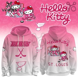 St. Louis Blues NHL x Hello Kitty Hoodie And Joggers St. Louis Blues NHL x Hello Kitty Hoodie And Joggers