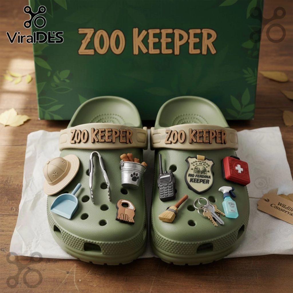 Zoo Keeper Premium Crocs Clogs With Charms