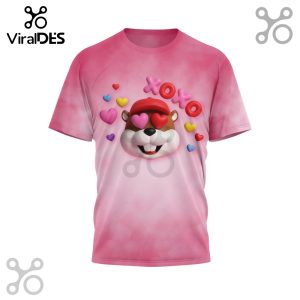 Buc-ee's Beaver Believer Pink 3D T-Shirt. Show your love for Buc-ee's with this vibrant pink tee featuring a unique 3D design.