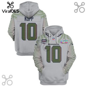 Seattle Seahawks Kopp Super Bowl LVI 3D Design Pullover Hoodie