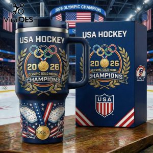 USA Hockey 2026 Olympic Gold Medal Champions Premium Insulated Tumbler