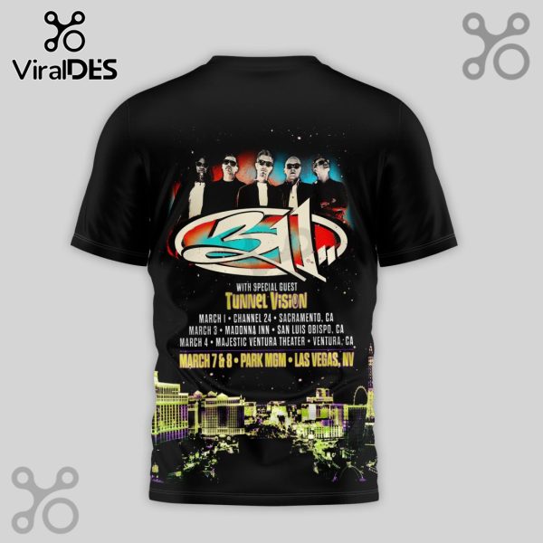 311 Day 2026 Tour Limited Edition 3D T-Shirt - Viral 3D T-Shirt