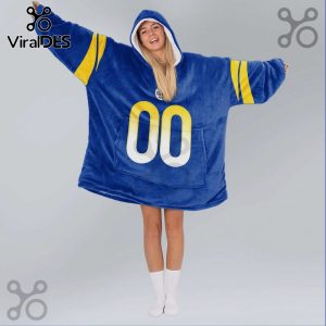 Customizable Football Team Blanket Hoodie