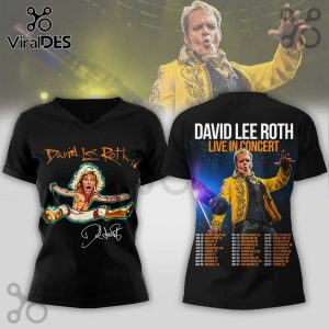 David Lee Roth 2026 Tour 3D T-Shirt: Rock out in style with this awesome DLR tour tee!