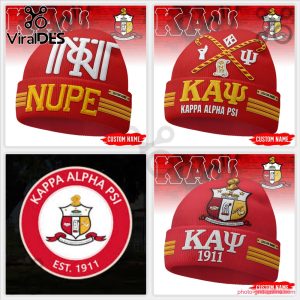 Kappa Alpha Psi Custom Name Beanie Hat