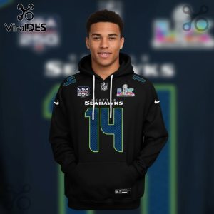 Seattle Seahawks Darnold 14 Football Jersey 3D Hoodie