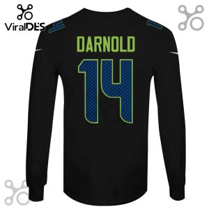 Black long sleeve shirt with 