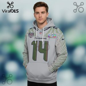 Seattle Seahawks Darnold 14 Super Bowl Anniversary 3D Hoodie