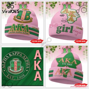 Alpha Kappa Alpha Custom Name Beanie Hat Alpha Kappa Alpha Custom Name Beanie Hat