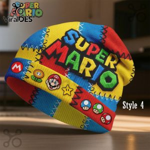 Super Mario Limited Edition Beanie Hat - iconic character headwear, warm and stylish.