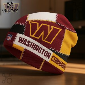 Washington Commanders NFL Patchwork Premium Knit Beanie Hat