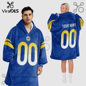 Customizable Football Team Blanket Hoodie