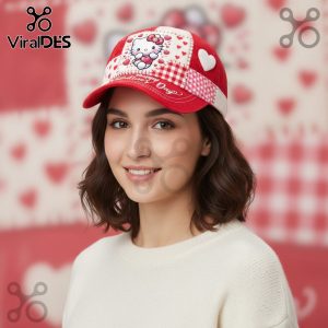 Hello Kitty Valentine's Day Classic Cap - Adorable and stylish hat for Valentine's Day featuring Hello Kitty.