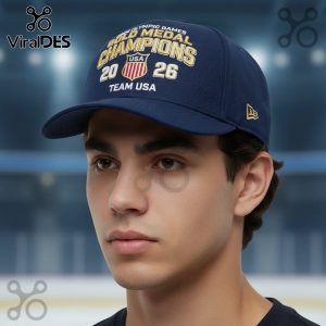 2026 Olympic Games Gold Medal Champions USA Team – Baseball Cap