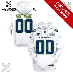 Seattle Seahawks Personalized 3D Super Bowl LVIII Hoodie