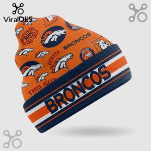 Denver Broncos NFL Team Logo Beanie Hat