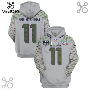 Seattle Seahawks Smith-Njigba  11 NFL Football Fan Pullover Hoodie