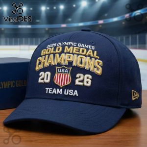 2026 Olympic Games Gold Medal Champions USA Team – Baseball Cap