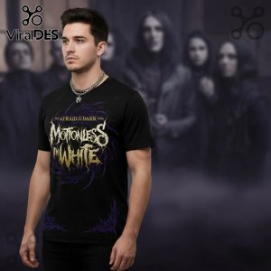 Afraid Of The Dark Motionless in White 3D T-Shirt