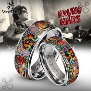 Bruno Mars Limited Edition Silver Tungsten Ring