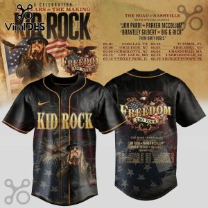 Kid Rock Freedom Tour 250 Baseball Jersey