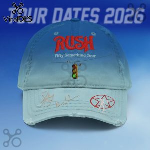 Rush Fifty Something Tour Dates 2026 Music Band Graphic Baseball Cap