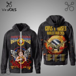 Guns N’ Roses World Tour 2026 3D T-Shirt
