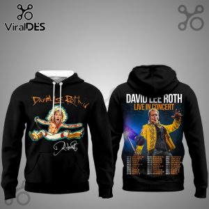 David Lee Roth 2026 Tour 3D T-Shirt - Diamond Dave rocks again!