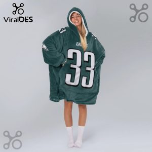Philadelphia Eagles snuggle hoodie featuring the number 33!
