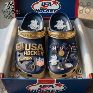 USA Hockey Champions 2026 Olympics Commemorative Clogs