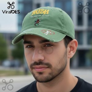 Rush Fifty Something Tour 2027 Embroidered Cotton Baseball Cap