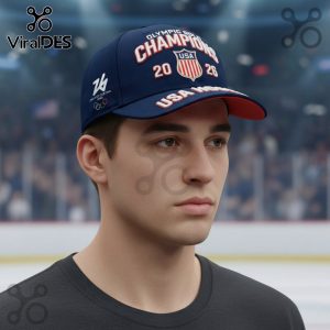 USA Hockey Olympic Gold Champions 2026 3D Embroidered Hat