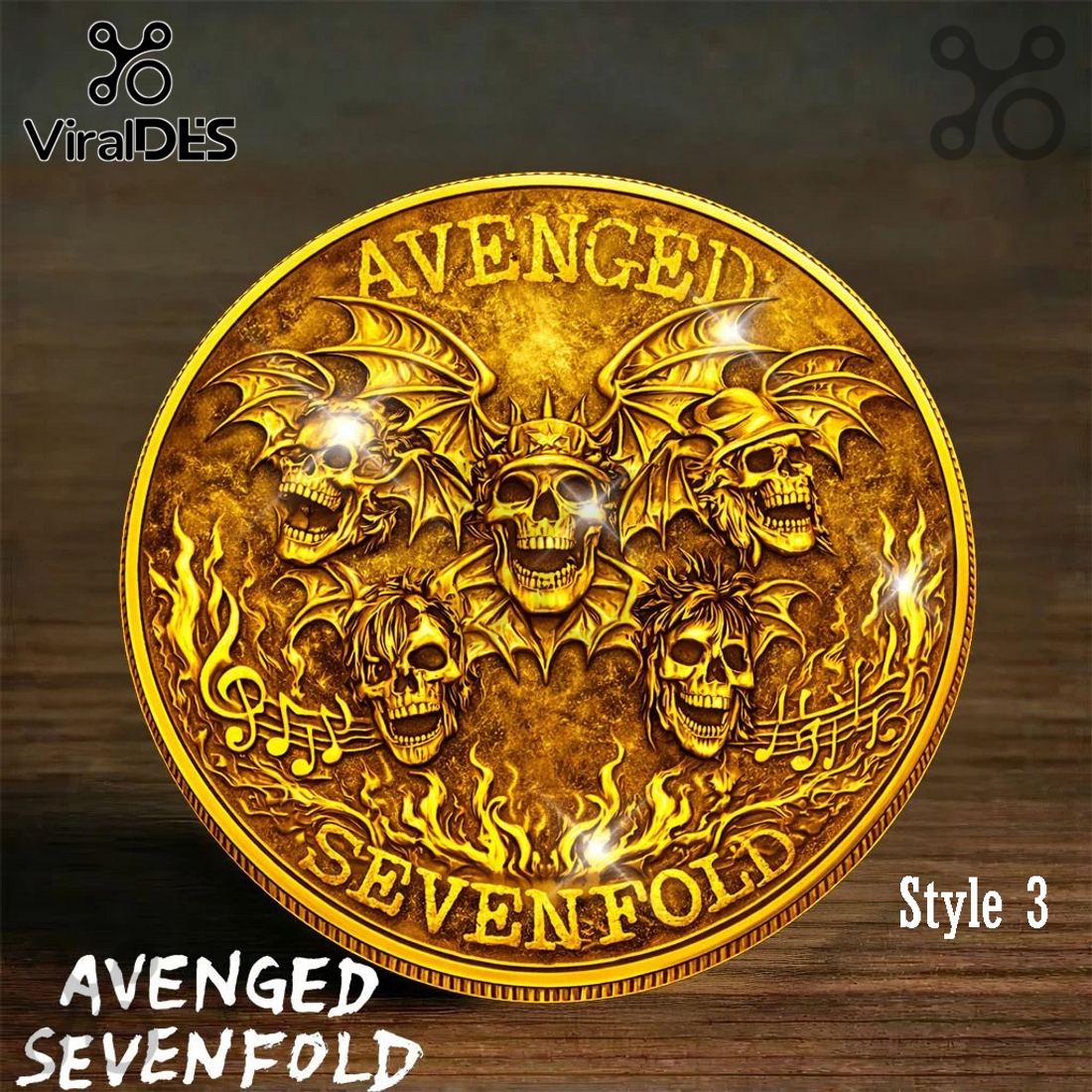 Avenged Sevenfold Limited Edition Commemorative Coin Avenged Sevenfold Limited Edition Commemorative Coin