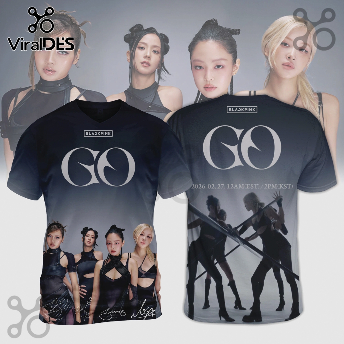 Blackpink GO Album Limited Edition K-Pop Music Shirt Blackpink GO Album Limited Edition K-Pop Music Shirt