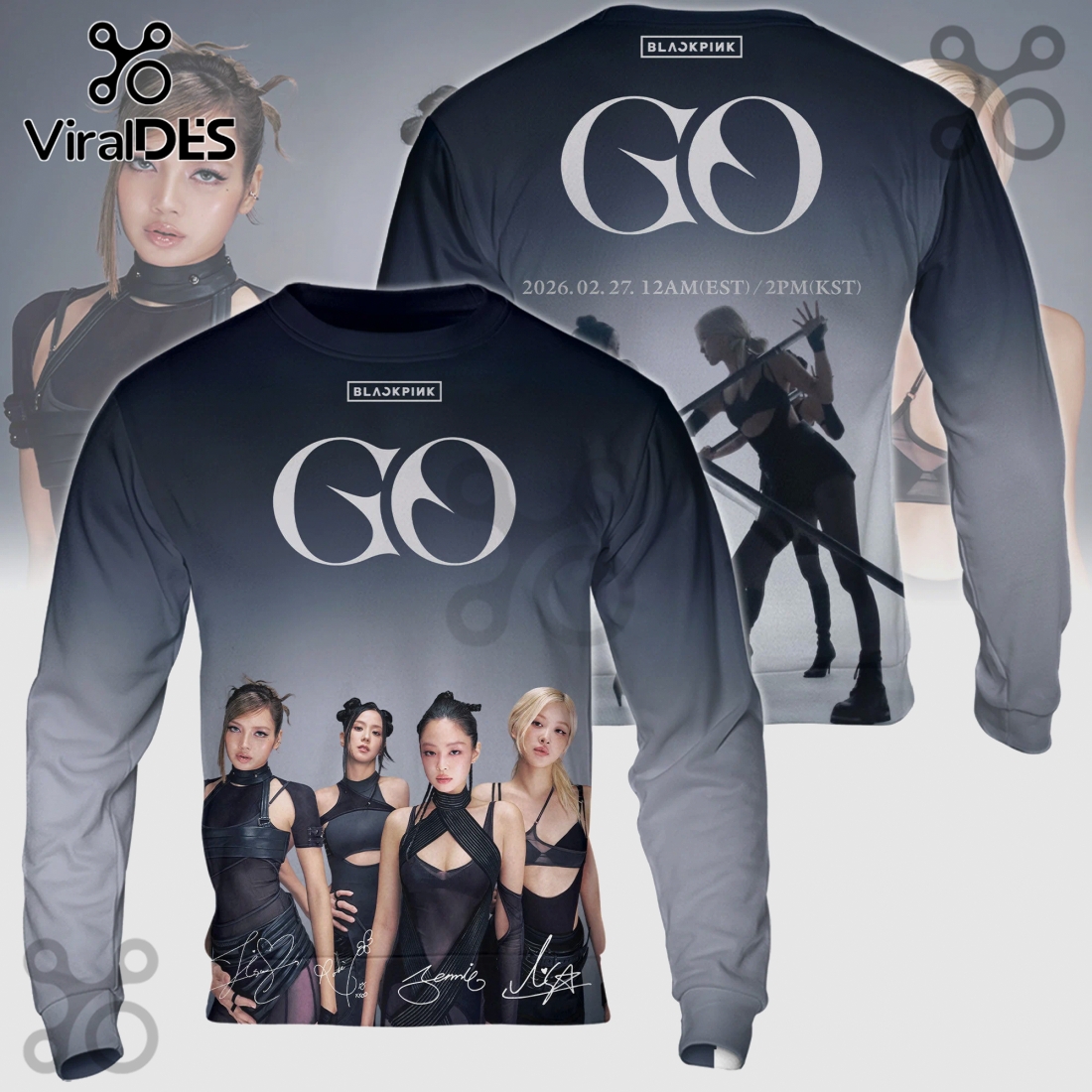 Blackpink GO Album Limited Edition K-Pop Music Shirt Blackpink GO Album Limited Edition K-Pop Music Shirt