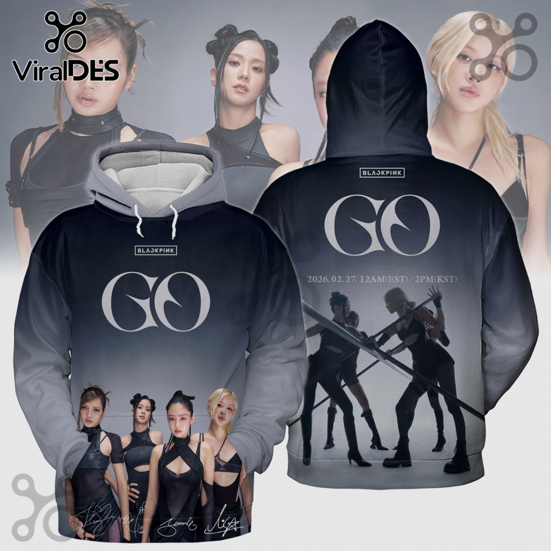 Blackpink GO Album Limited Edition K-Pop Music Shirt Blackpink GO Album Limited Edition K-Pop Music Shirt