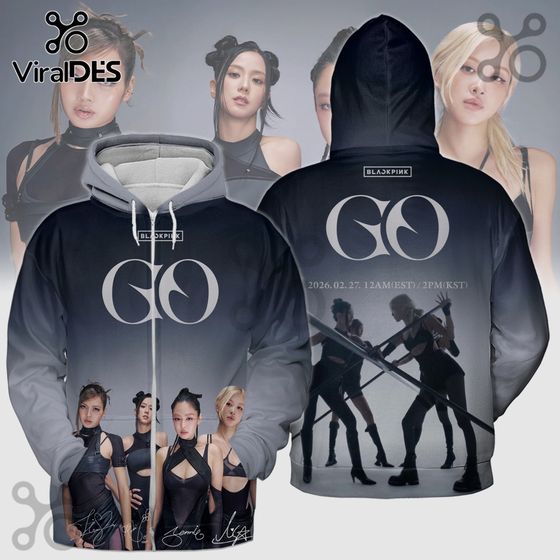 Blackpink GO Album Limited Edition K-Pop Music Shirt Blackpink GO Album Limited Edition K-Pop Music Shirt